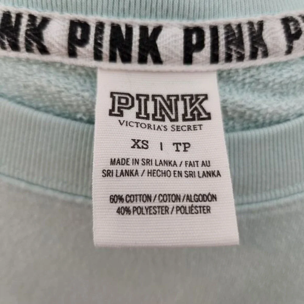 PINK Light Blue Oversized Pullover Women's Size XS‎